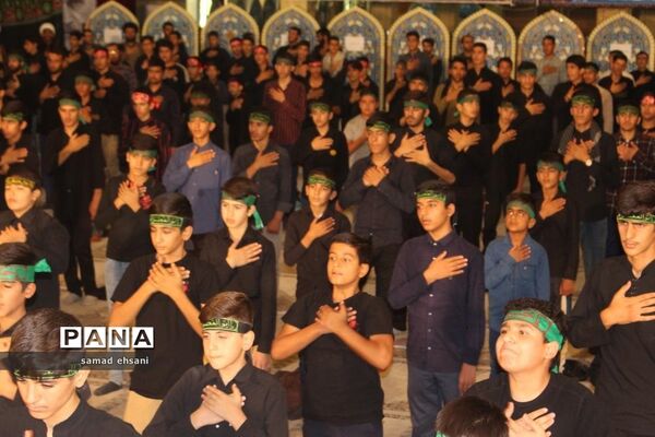 هفتمین آیین سوگواری دانش‌آموزی «احلی من العسل» در یاسوج