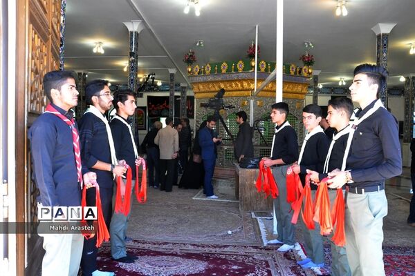 سوگواره  احلی من العسل در امام زادگان باقریه شهرستان بیرجند