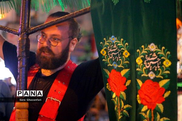 عزاداری هیات‌های مذهبی در شهرستان ساری