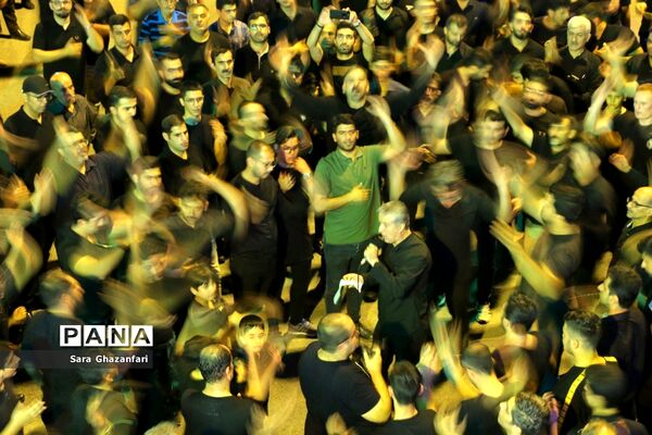 عزاداری هیات‌های مذهبی در شهرستان ساری