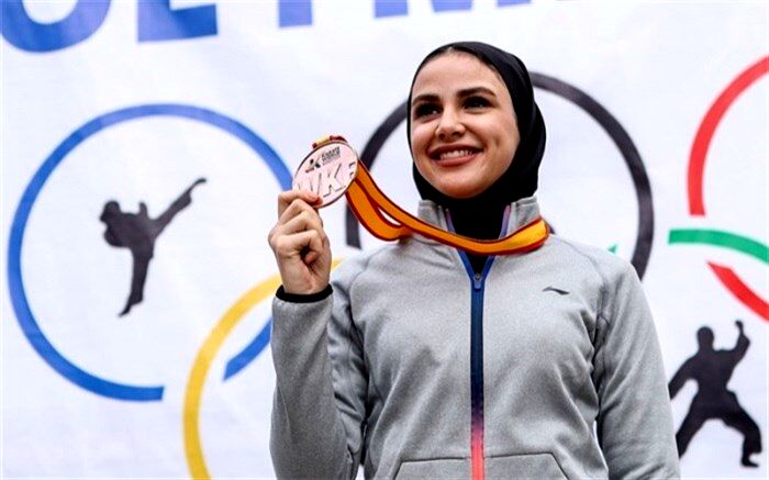 لیگ جهانی کاراته‌وان؛ دختر کاراته‌کا ایران طلایی شد