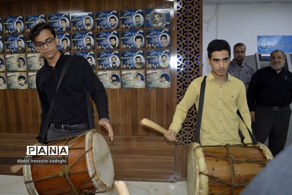 مراسم عزاداری امام حسین (ع) در اداره‌کل آموزش و پرورش استان بوشهر