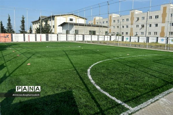 افتتاحیه  زمین فوتبال هنرستان شهید قلی‌تبار بابلسر