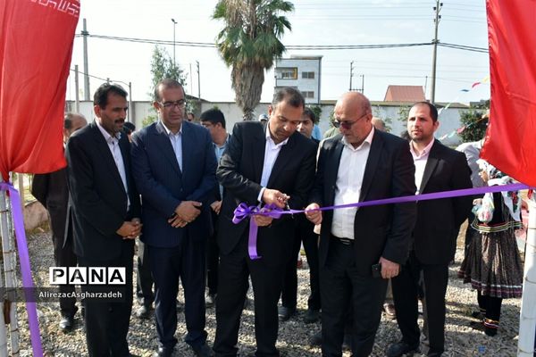 افتتاحیه  زمین فوتبال هنرستان شهید قلی‌تبار بابلسر