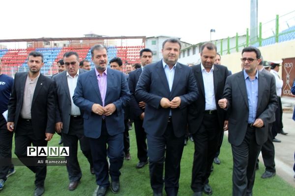 آیین بهره‌برداری از بهسازی ورزشگاه شهید وطنی قائم‌شهر