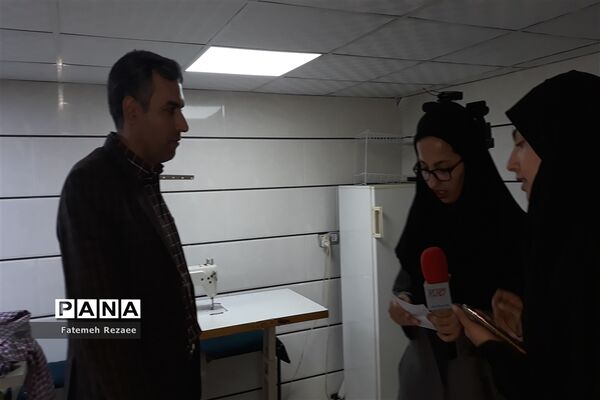 بازدید از فرایند تولید و ارائه لباس فرم مدارس