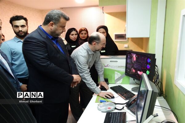 آیین بهره‌برداری از اولین دستگاه سی‌تی‌ آنژیوگرافی  در شمال کشور