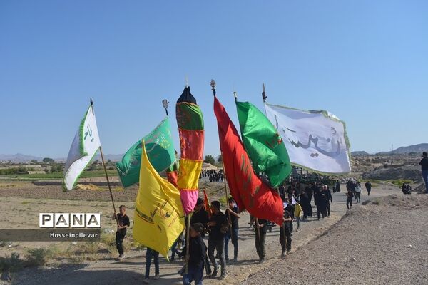 حرکت هیات های عزاداری در صبح تاسوعا در شهرستان خوسف