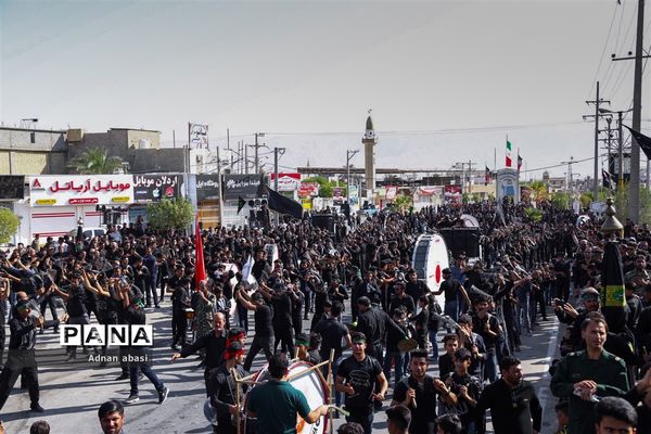 اجتماع بزرگ عزاداران حسین (ع) در بخش  گله‌دار