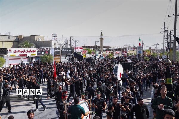 اجتماع بزرگ عزاداران حسین (ع) در بخش  گله‌دار