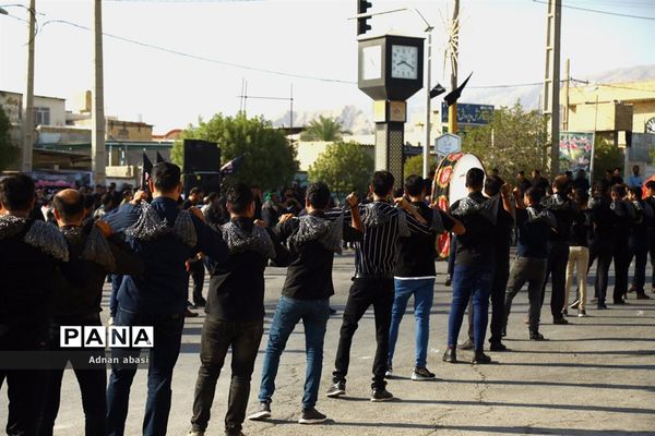 اجتماع بزرگ عزاداران حسین (ع) در بخش  گله‌دار