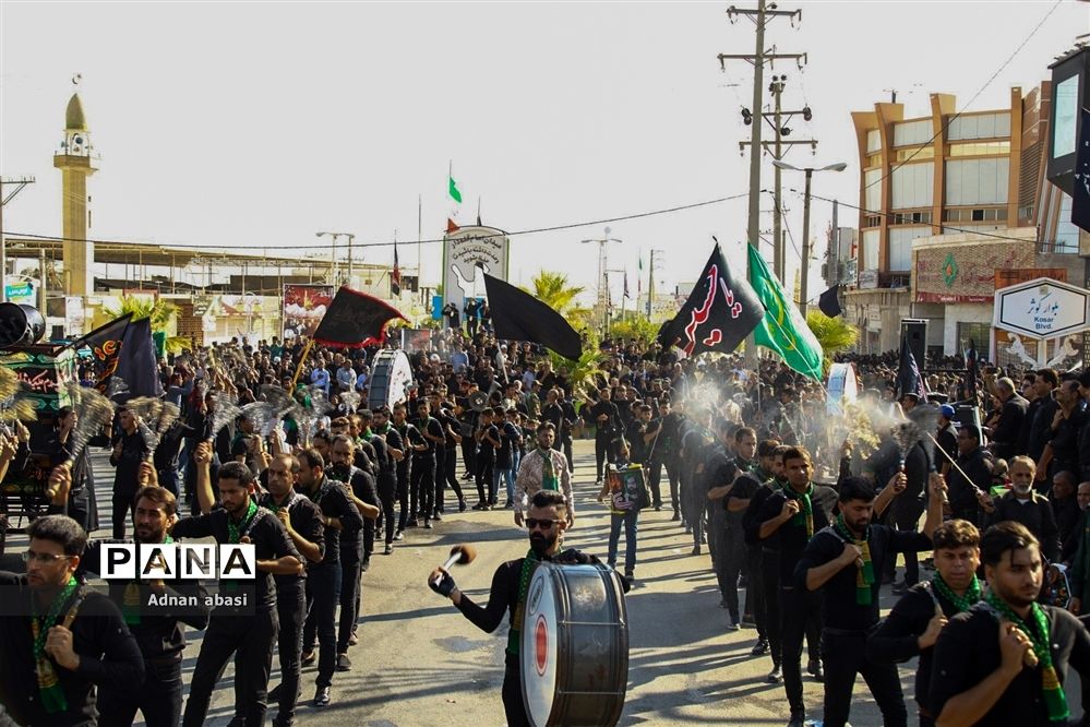 اجتماع بزرگ عزاداران حسین (ع) در بخش  گله‌دار