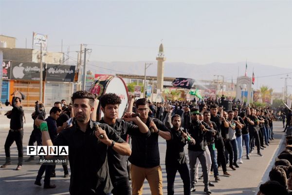 اجتماع بزرگ عزاداران حسین (ع) در بخش  گله‌دار