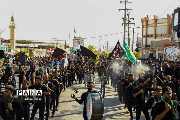 اجتماع بزرگ عزاداران حسین (ع) در بخش  گله‌دار