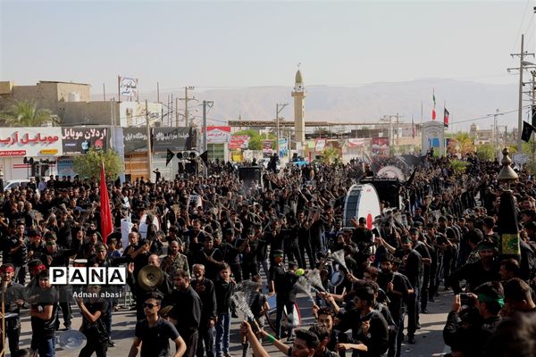 اجتماع بزرگ عزاداران حسین (ع) در بخش  گله‌دار