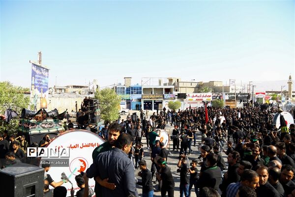 اجتماع بزرگ عزاداران حسین (ع) در بخش  گله‌دار