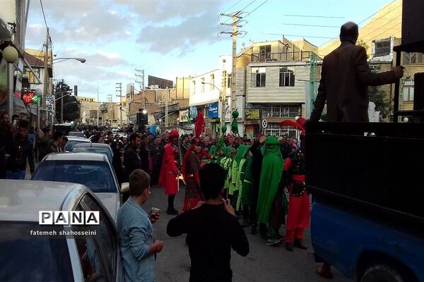 مراسم عصر عاشورا در شهرستان فیروزکوه