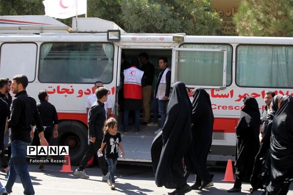 امدادرسانی هلال احمر استان زنجان در عزاداری محرم