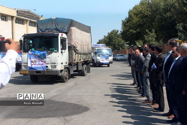 اعزام کاروان تجهیزات و وسایل ورزشی به مناطق ۲۴گانه آموزش و پرورش استان