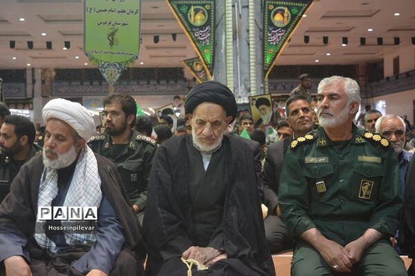 مراسم لبیک یا خامنه‌ای در شهرستان بیرجند