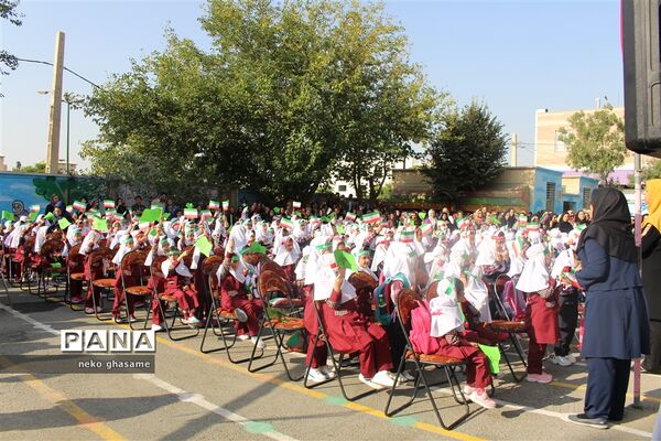 برگزاری آیین جشن شکوفه‌ها در مدرسه دخترانه شایستگان ناحیه 3 کرج