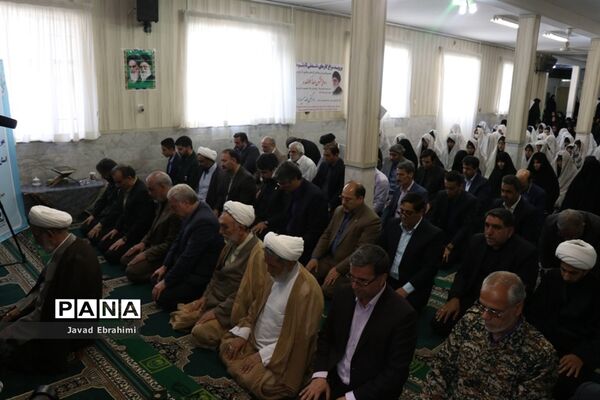 آیین اقامه اولین نماز جماعت مهر تحصیلی مدارس خراسان رضوی