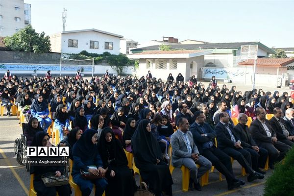 مراسم نمادین آغاز سال تحصیلی جدید در بابلسر