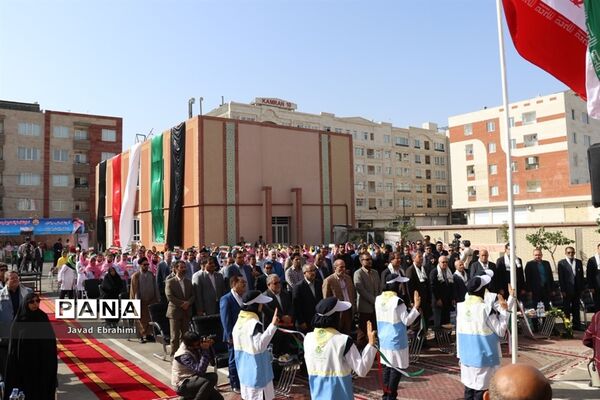 آیین استانی نواختن زنگ مهر و زنگ ایثار و شهادت در مشهد