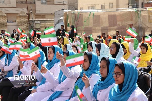 آیین استانی نواختن زنگ مهر و زنگ ایثار و شهادت در مشهد