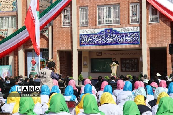 آیین استانی نواختن زنگ مهر و زنگ ایثار و شهادت در مشهد