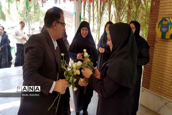 آیین نواخته شدن زنگ مهردر ناحیه ۳ اهواز