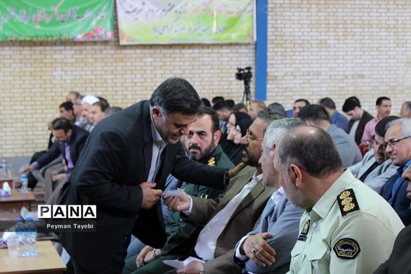 آیین نمادین زنگ مهر و مقاومت در دبیرستان محمد رسول الله سمنان-1