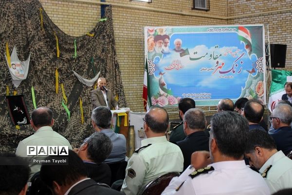 آیین نمادین زنگ مهر و مقاومت در دبیرستان محمد رسول الله سمنان-1