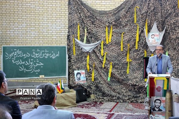 آیین نمادین زنگ مهر و مقاومت در دبیرستان محمد رسول الله سمنان-1