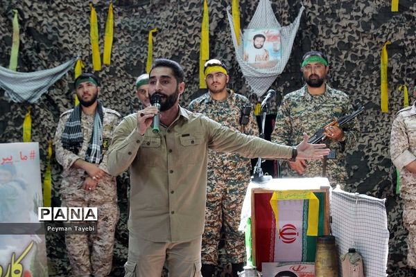 آیین نمادین زنگ مهر و مقاومت در دبیرستان محمد رسول الله سمنان-2