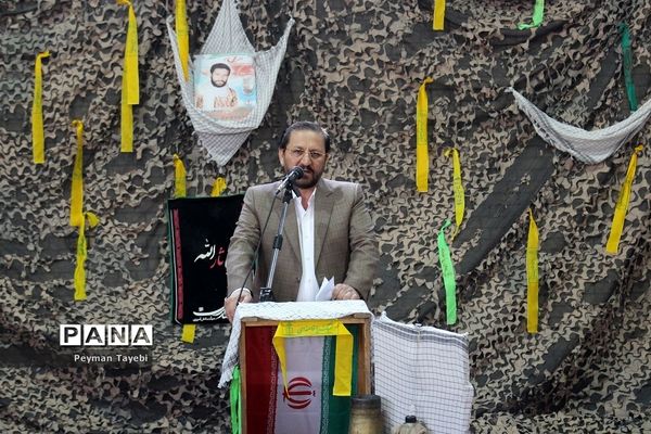 آیین نمادین زنگ مهر و مقاومت در دبیرستان محمد رسول الله سمنان-2