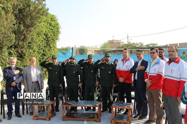 صبحگاه مشترک تشکیلات دانش‌آموزی در یزد