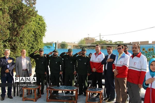 صبحگاه مشترک تشکیلات دانش‌آموزی در یزد