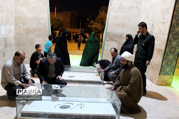 یادواره شهدای مدافع حرم درحرم شهدای گمنام اسلامشهر