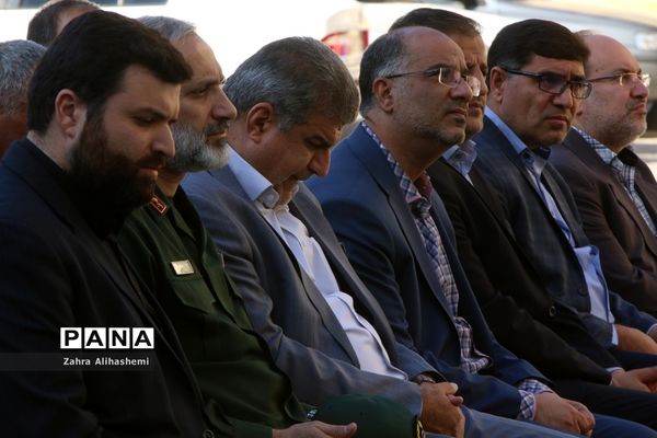 تشیع پیکر شهید گمنام در صبحگاه مشترک بسیج فرهنگیان تهران