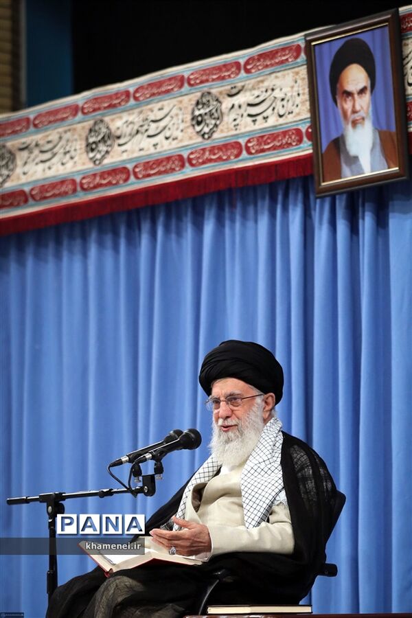جلسه درس خارج فقه رهبر معظم انقلاب اسلامی