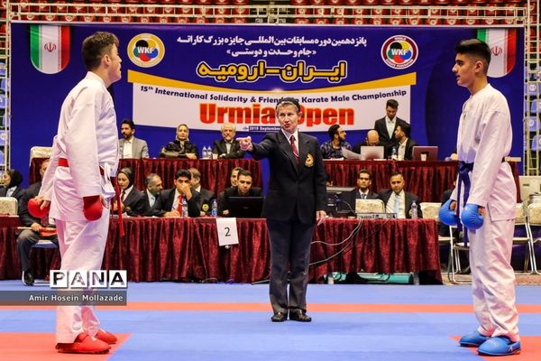 پانزدهمین دوره مسابقات بین المللی کاراته در ارومیه رده سنی نوجوانان