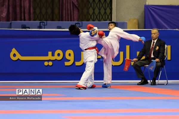 پانزدهمین دوره مسابقات بین المللی کاراته در ارومیه رده سنی نوجوانان