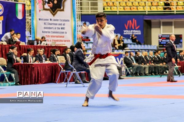 پانزدهمین دوره مسابقات بین المللی کاراته در ارومیه رده سنی نوجوانان