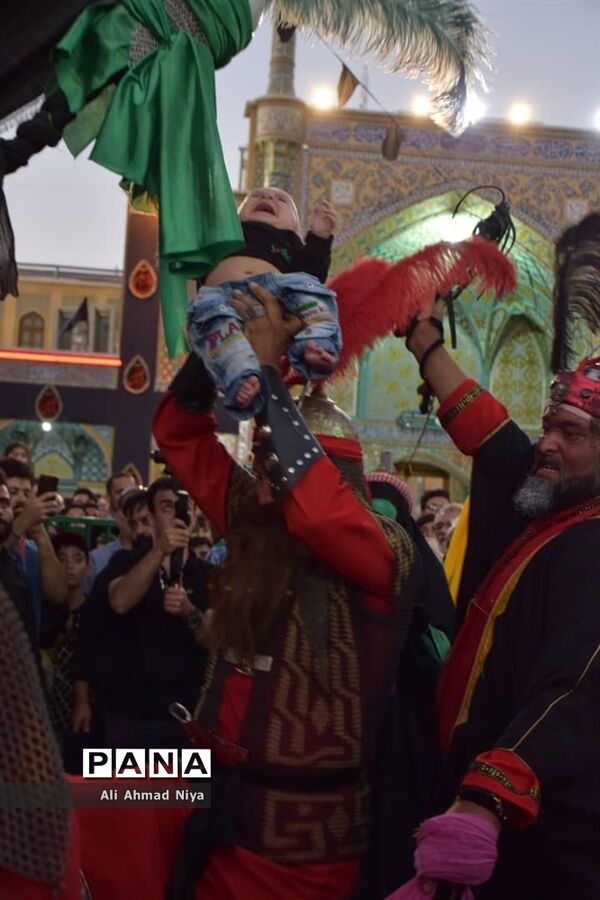 حرکت نمادین کاروان اسرای کربلا در قم