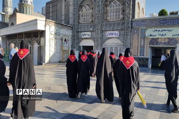 اردوی زیارتی مشهد مقدس زیارت  اولی‌های سازمان دانش‌آموزی ناحیه ۳ اهواز