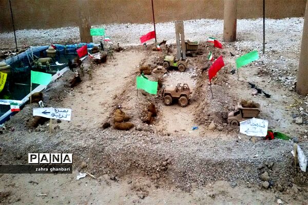 برپایی نمایشگاه خورشید بی غروب به‌مناسبت ماه محرم و هفته دفاع مقدس در نی‌ریز