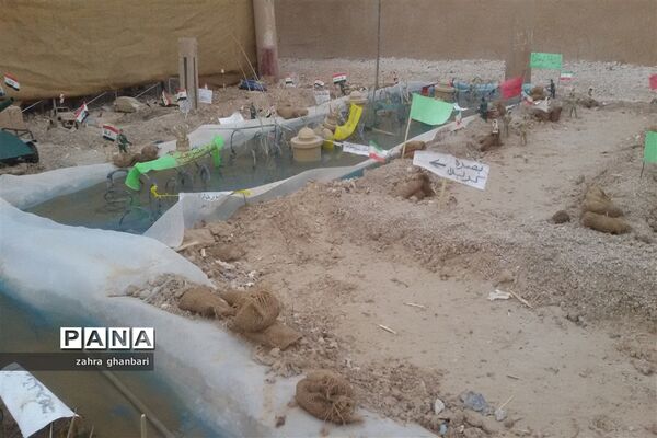 برپایی نمایشگاه خورشید بی غروب به‌مناسبت ماه محرم و هفته دفاع مقدس در نی‌ریز