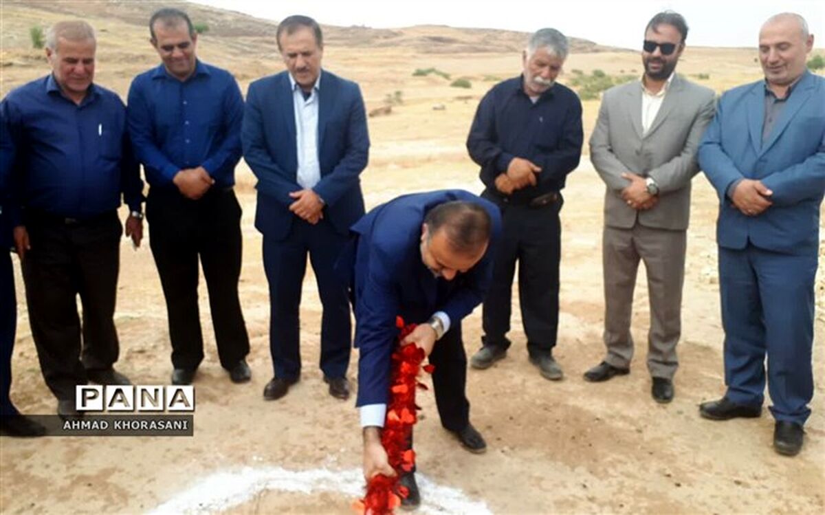 کلنگ احداث سه مدرسه جدید در شهرستان لالی به زمین زده شد