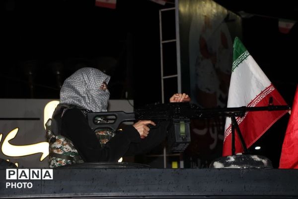 رزمایش دختران «جانفدا ایران» در شهرستان ساوجبلاغ 